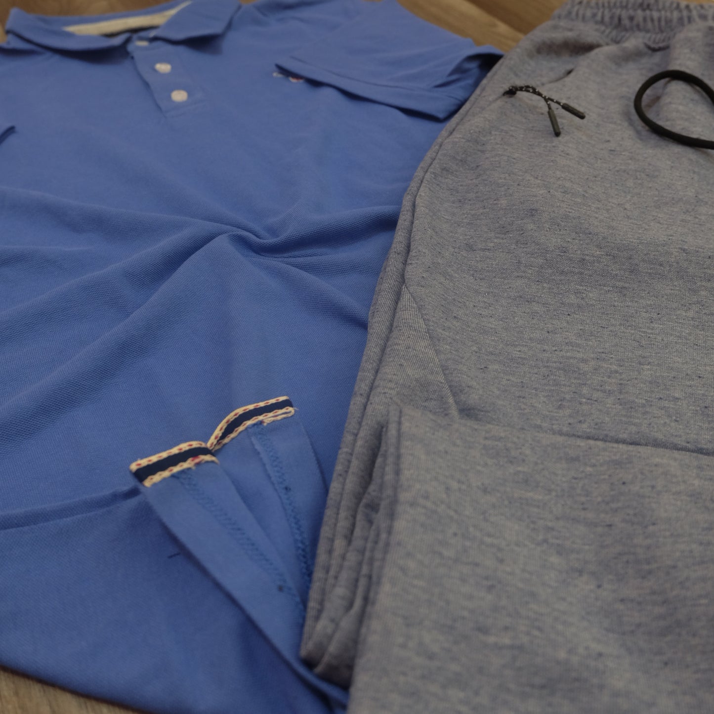 Ensemble Jogging Beska Bleu Chine + Polo Bleu Roi