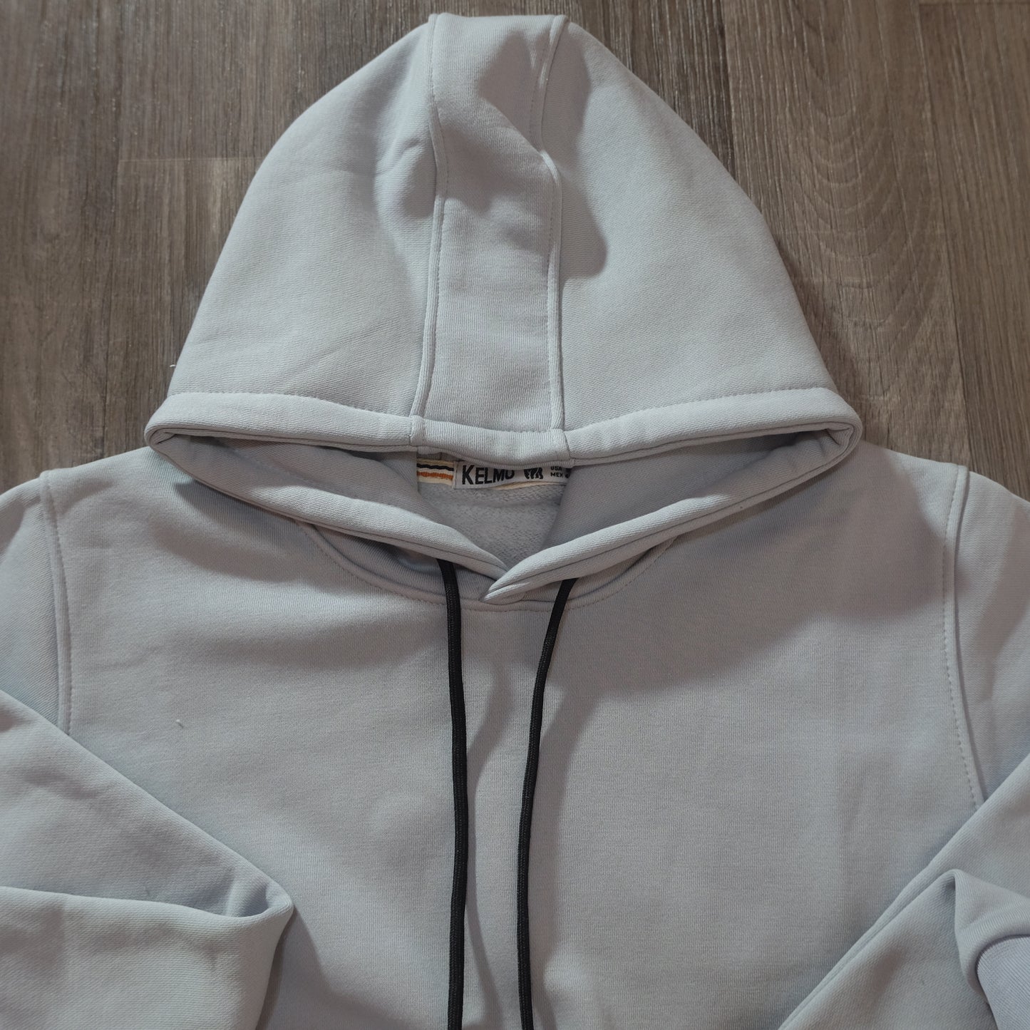 Ensemble Jogging Cargo Bleu Marine + Capuche Cotton Gris Clair