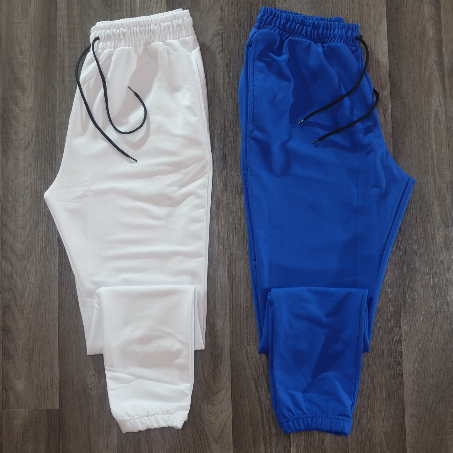 Pack 2 Jogging Bleu Roi + Blanc