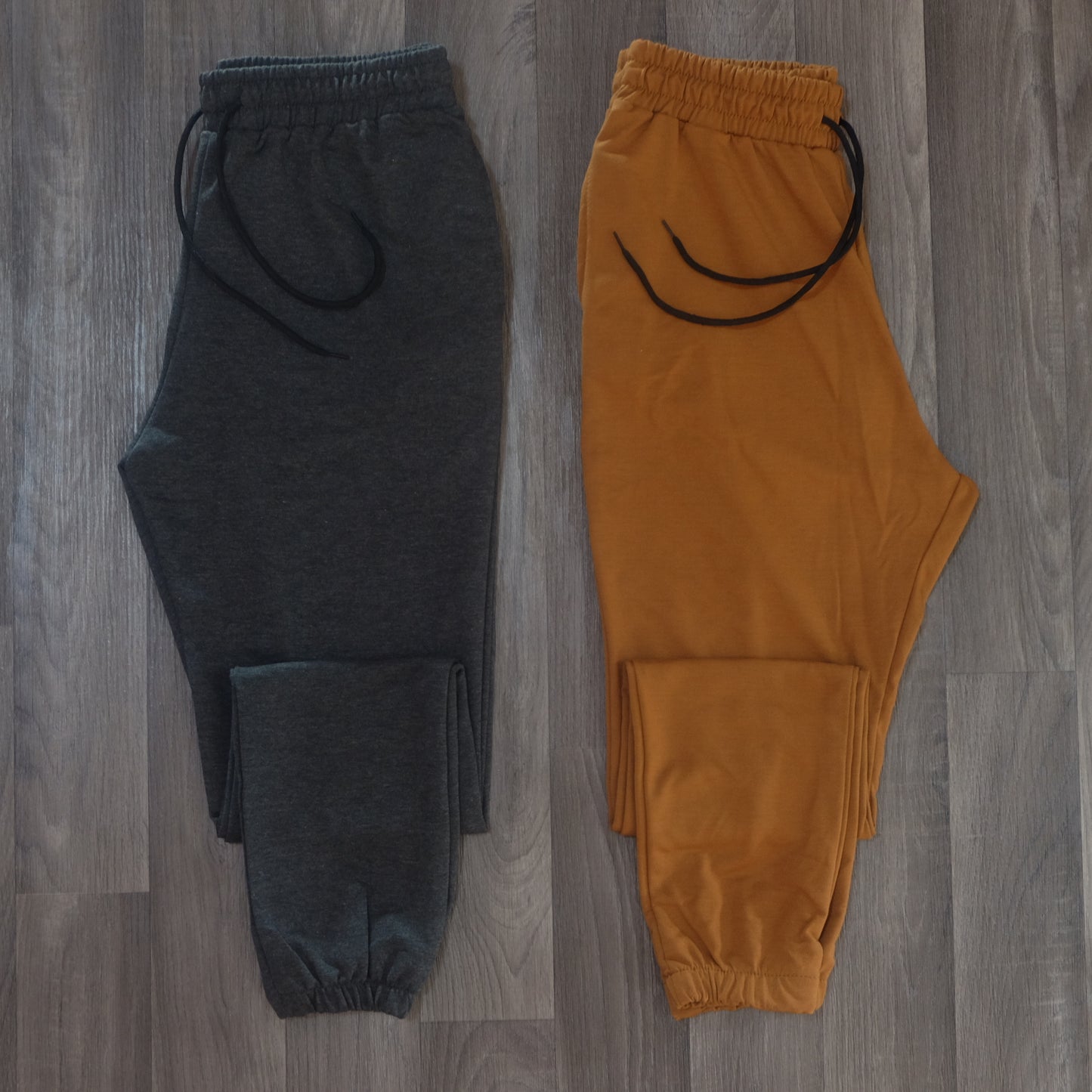 Pack 2 Jogging Gris Chine Fonce + Marron Clair