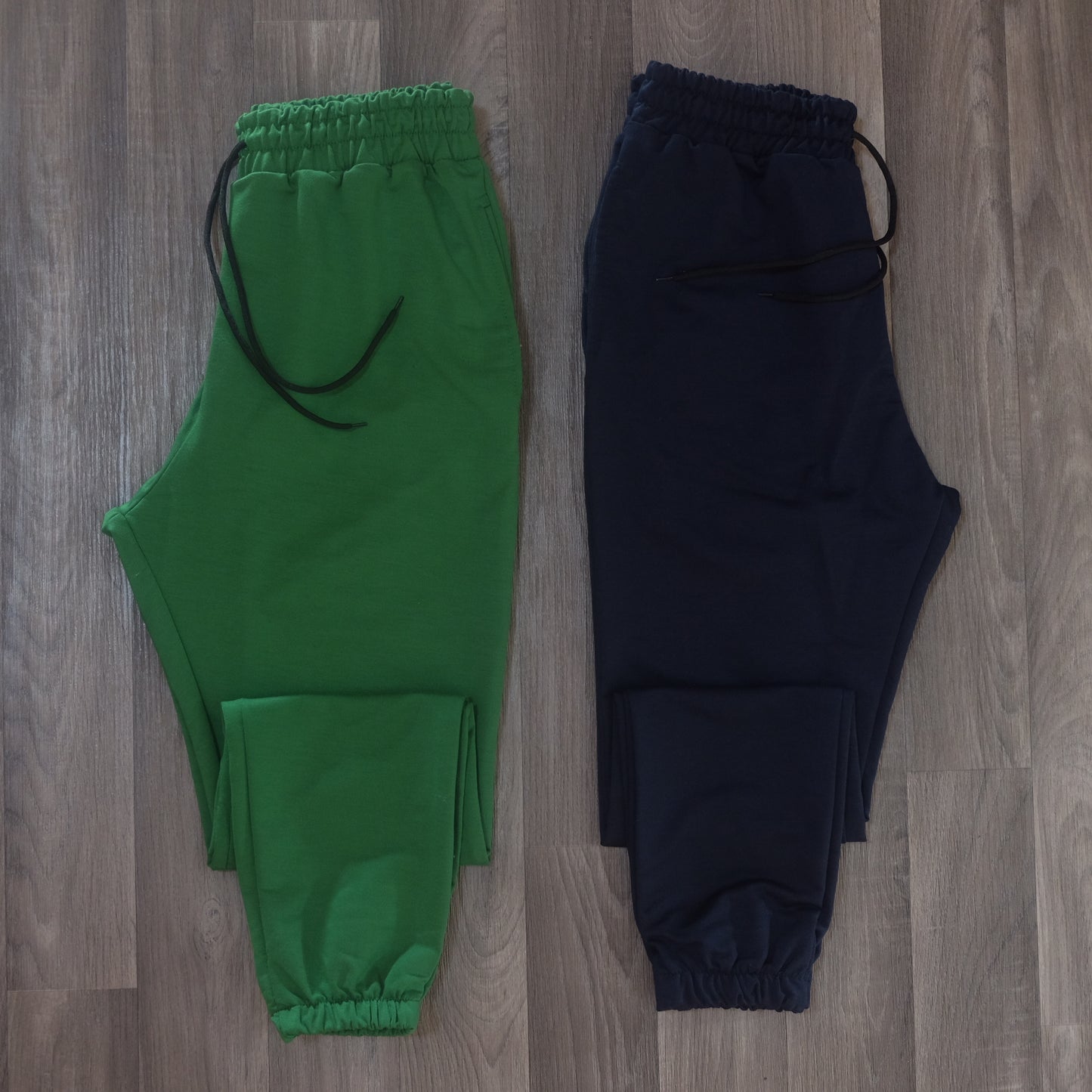 Pack 2 Jogging Vert Gazon + Bleu Marine