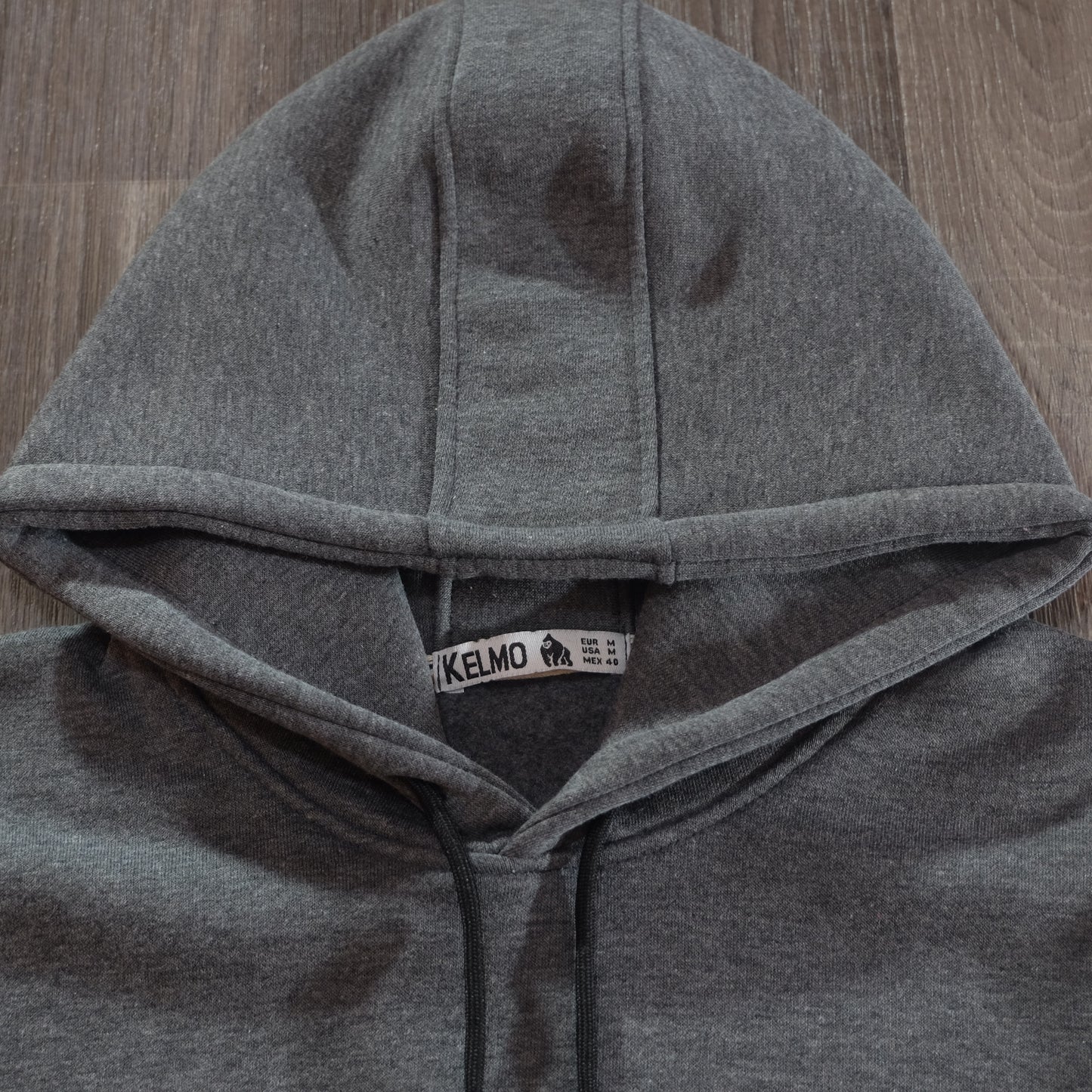 Pack 2 Sweat a Capuche Cotton Gris Chine Fonce + Vert Eau
