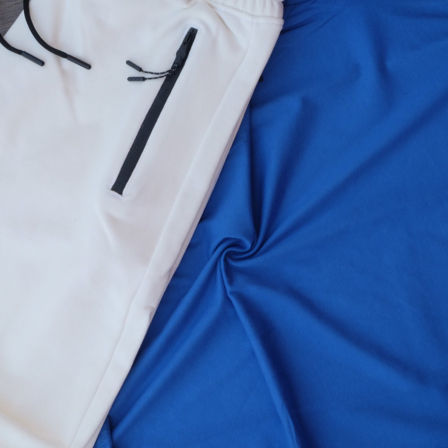 Pack Short Blanc + T-Shirt Bleu Roi