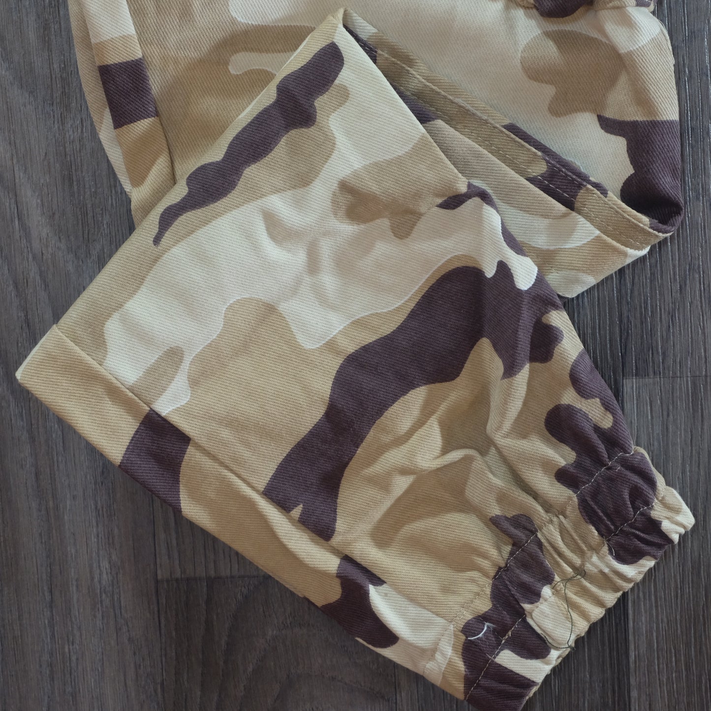 Pantalon Cargo Camouflage sable