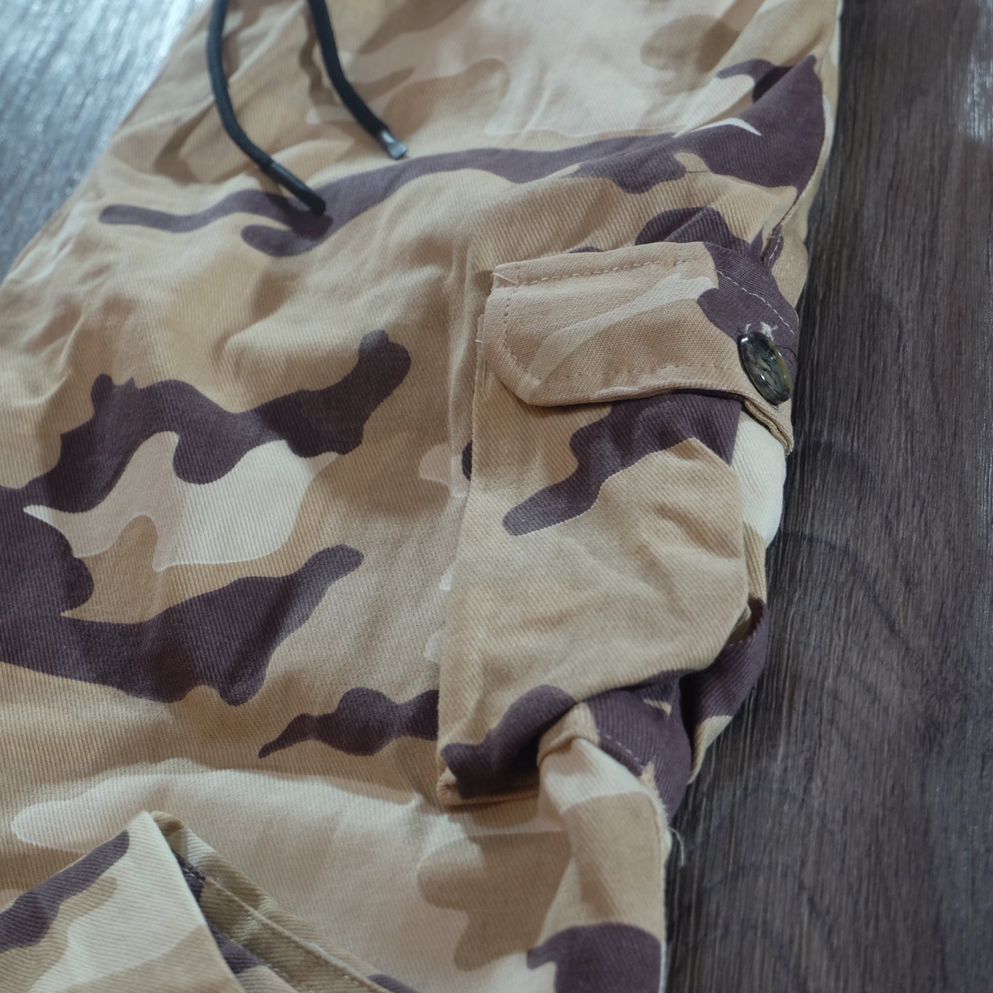 Pantalon Cargo Camouflage sable