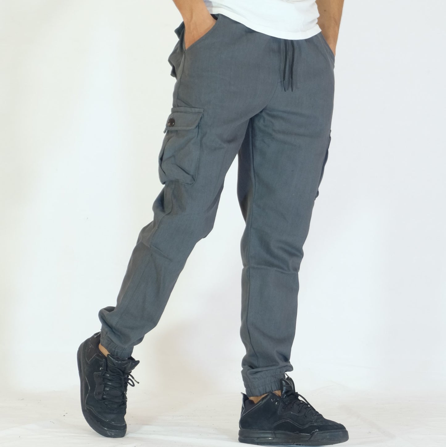 Pantalon Cargo Kelmo Gris Fonce