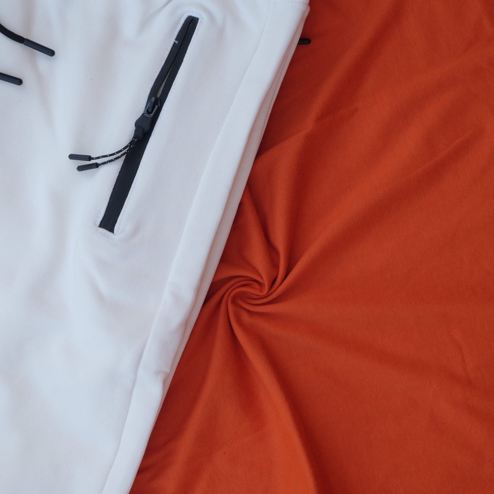 Pack Short Blanc + T-Shirt Orange