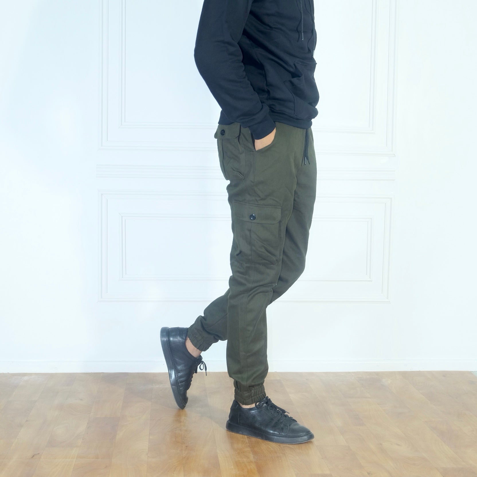 Pantalon Cargo Kelmo Kaki Fonce