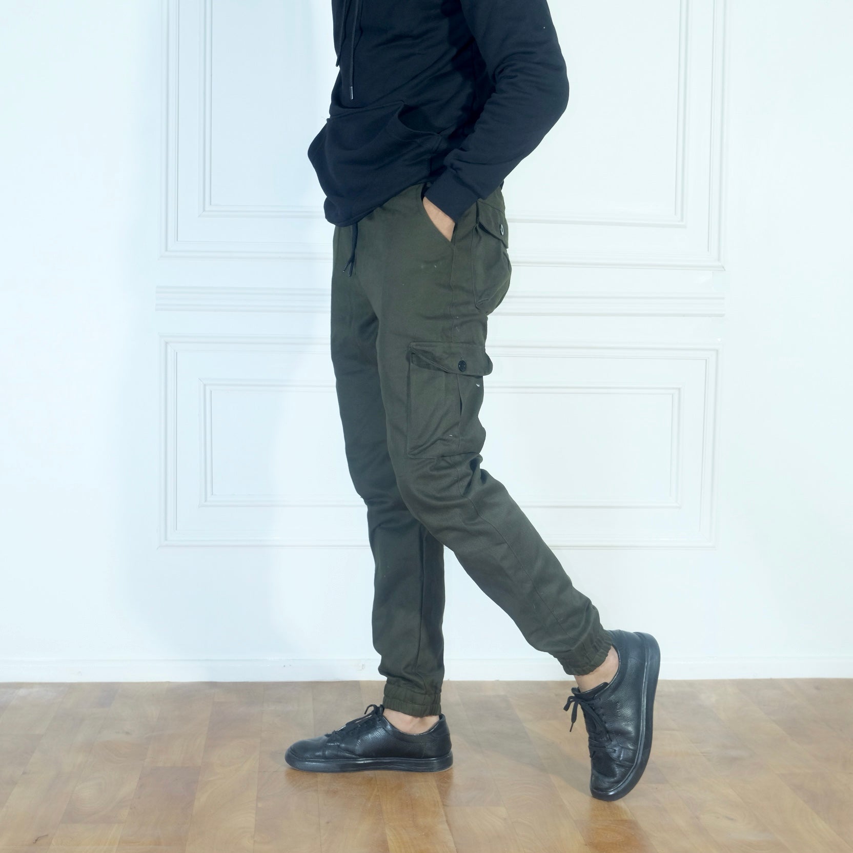 Pantalon Cargo Kelmo Kaki Fonce