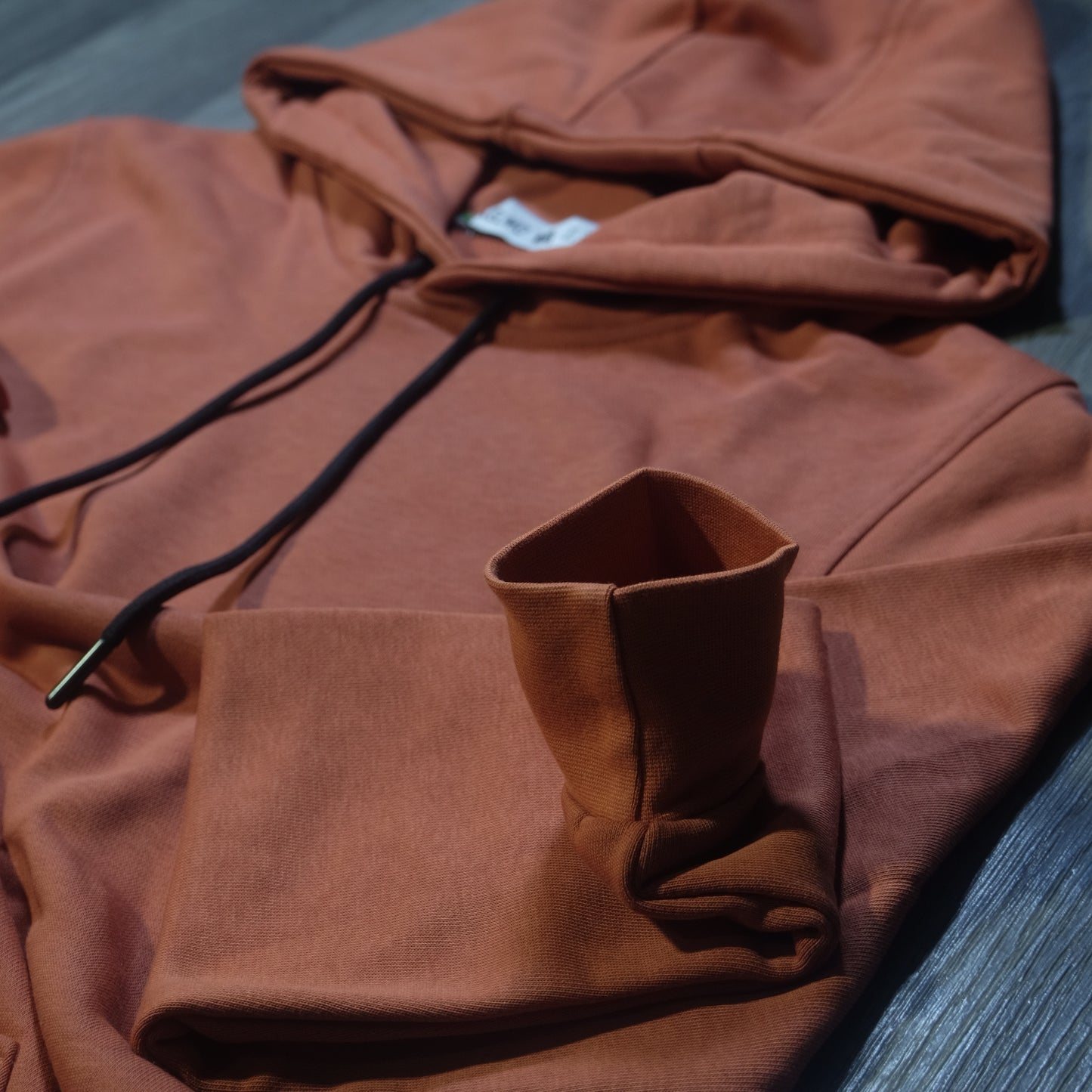 Ensemble Cargo Bleu Marine + Capuche Cotton Rouge Brique