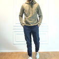 Ensemble Cargo Bleu Marine + Capuche Cotton kaki Clair