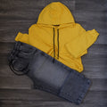 Ensemble Cargo Jeans Baggy Gris + Capuche Cotton Juane