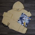 Ensemble Enfant 3 Pieces Survetement Juane Poussin  + T-Shirt Fleure