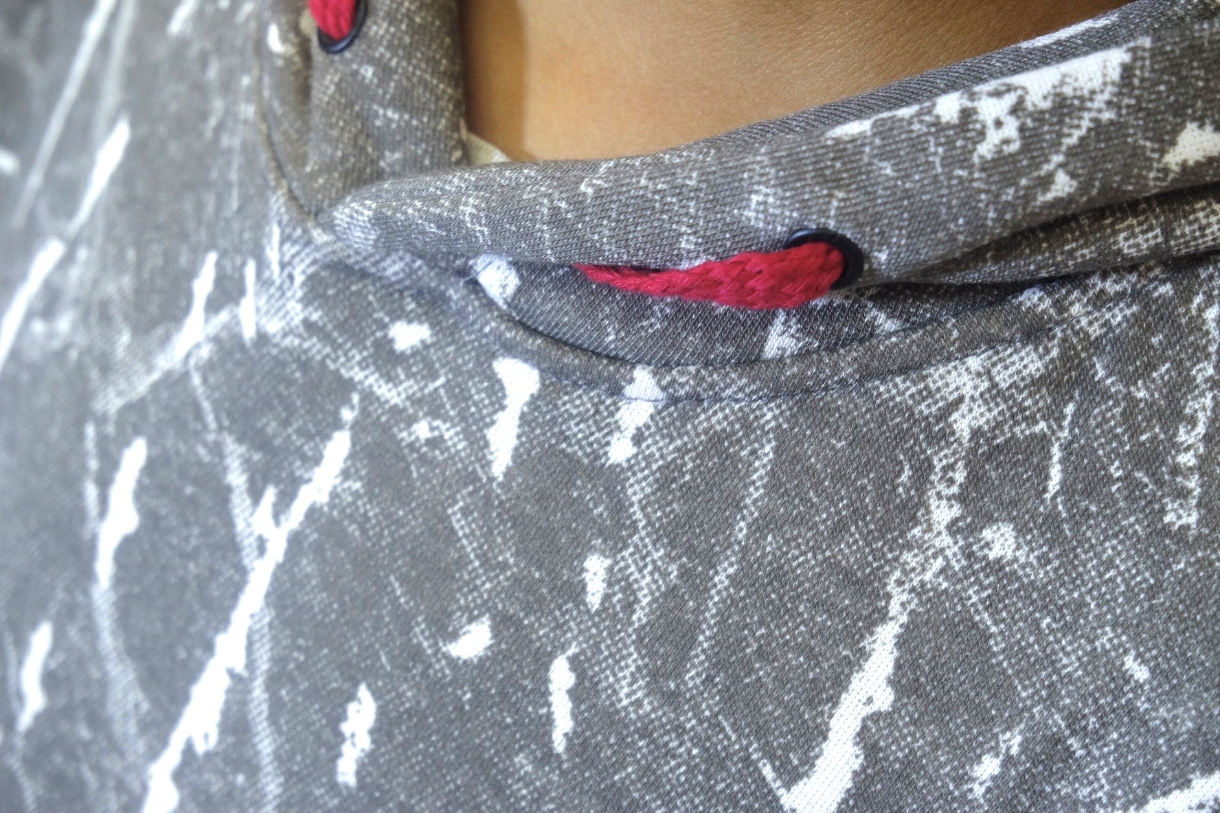 Ensemble Enfant Pantalon Cargo Motard +Sweat a Capuche Camouflage Marron