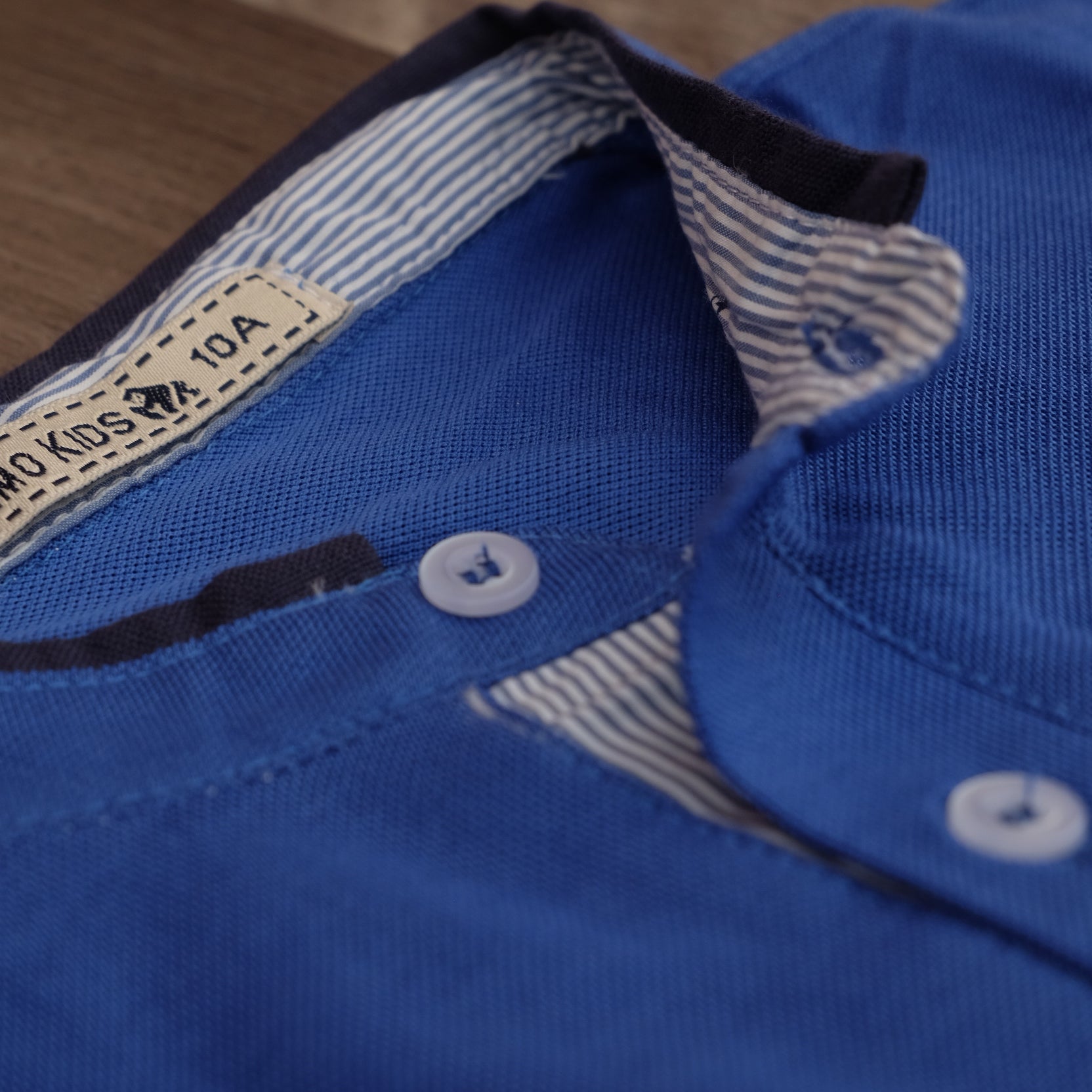 Ensemble Enfant 3 Pieces Jogging Cargo Noir + Sweat Noir + Polo Bleu Roi