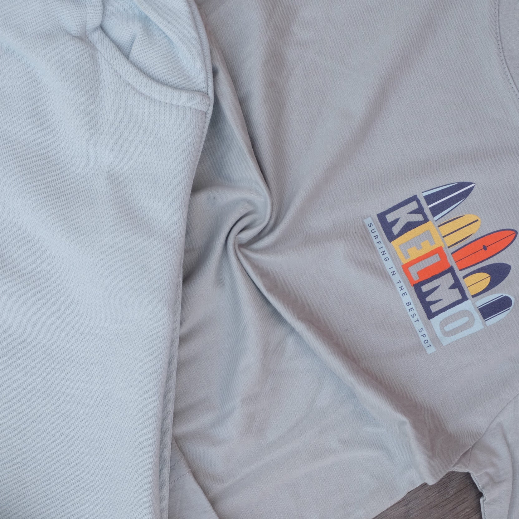 Ensemble Enfant Short Gris Clair + T-Shirt Gris Clair