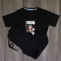Ensemble Enfant Short Noir + T-Shirt Noir Lufy