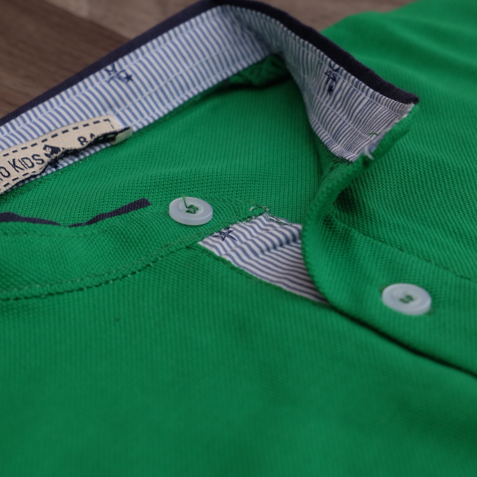 Ensemble Enfant 3 Pieces Jogging Cargo Noir + Sweat Vert Eau + Polo Vert Raj