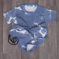 Ensemble Enfant tie dai Bleu Indigo - Short + T-shirt