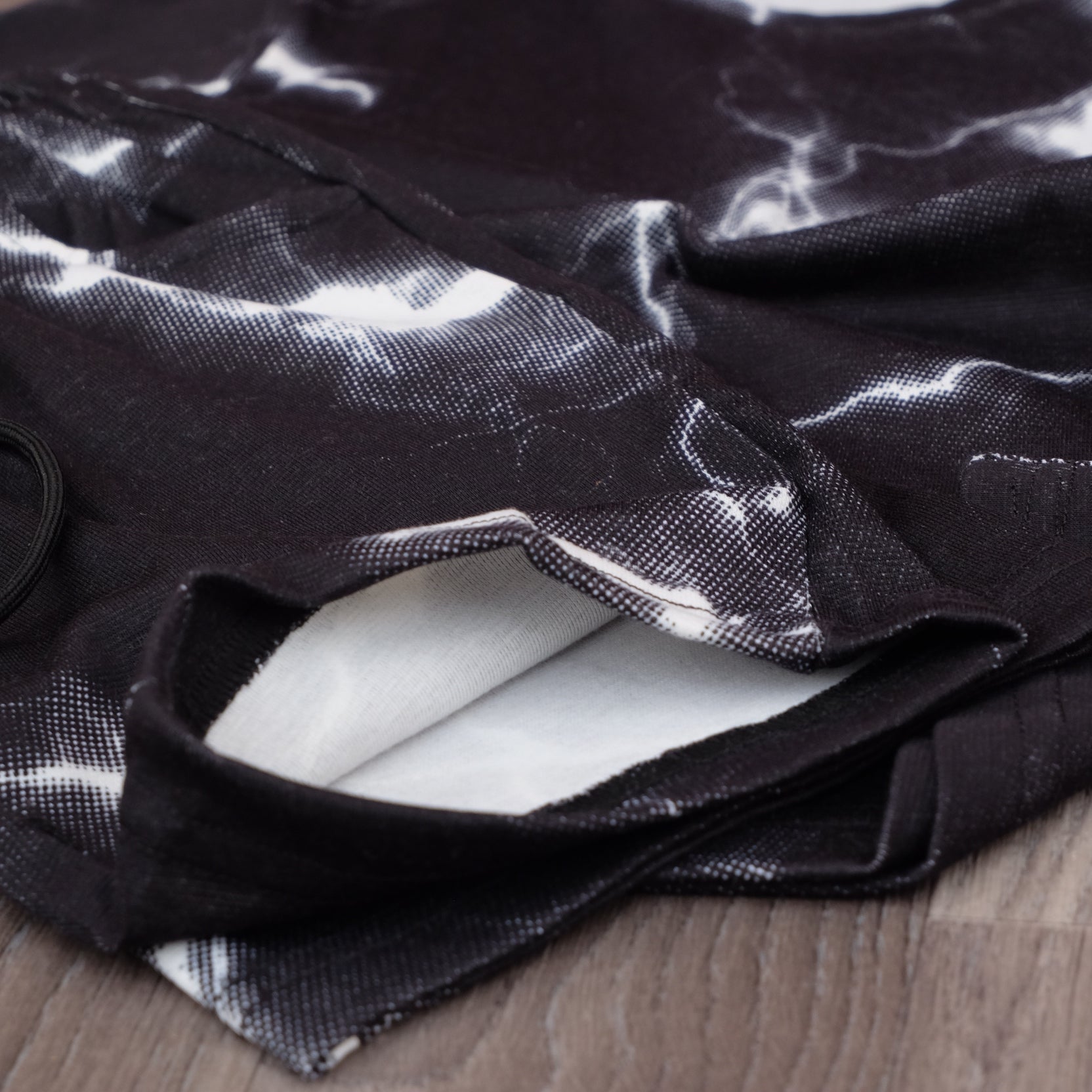 Ensemble Enfant tie dai Noir - Short et T-shirt