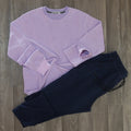 Ensemble Jogging  Beska Bleu Marine + Sweat Mauve