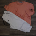 Ensemble Jogging  Beska Gris Chine Clair + Sweat Mortadel