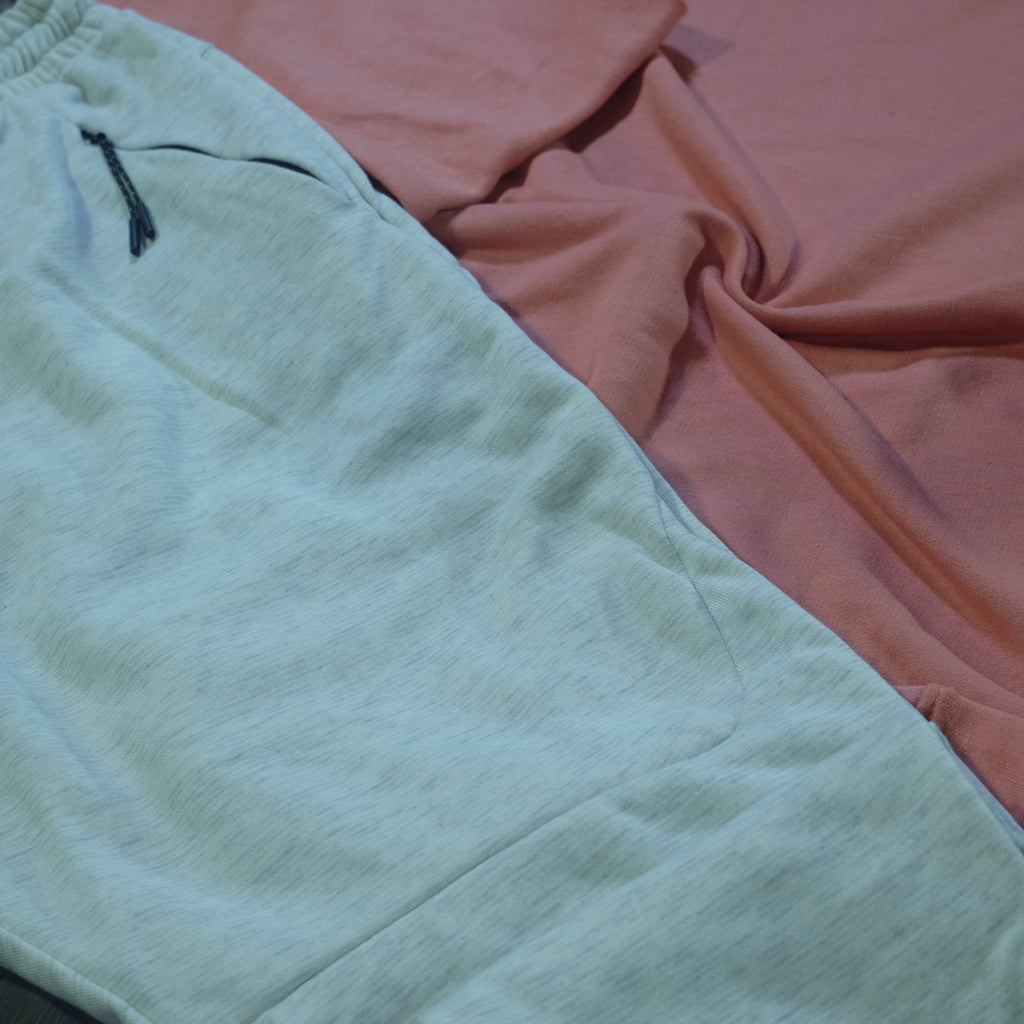 Ensemble Jogging  Beska Gris Chine Clair + Sweat Mortadelle