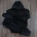 Ensemble Jogging  Beska Noir + Capuche Cotton Noir