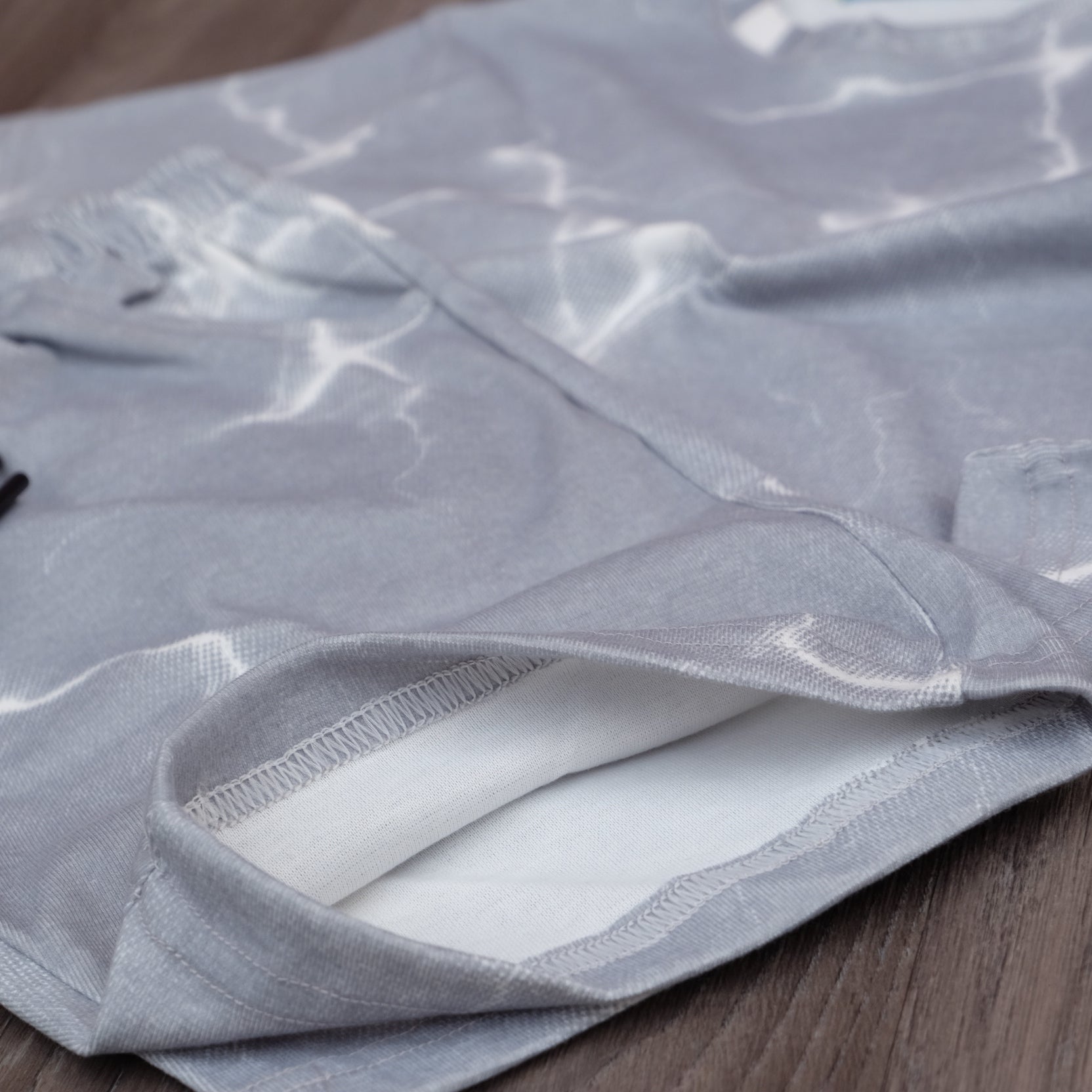 Ensemble Oversize Homme tie dai Gris - Short et T-shirt