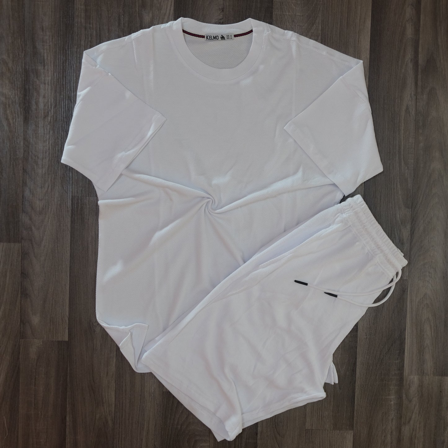 Ensemble Oversize Short Blanc + T-Shirt Blanc