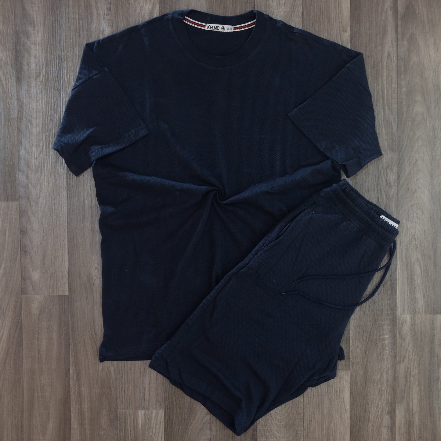 Ensemble Oversize Short Bleu Marine + T-Shirt Bleu Marine