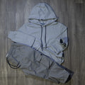 Ensemble Cargo Gris Clair + Capuche Cotton Gris Clair