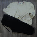 Ensemble Jogging  Beska Noir + Sweat Beige
