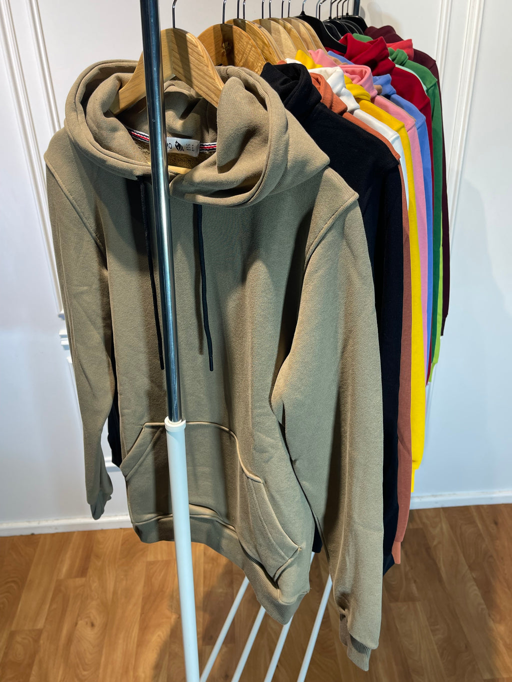 Pack 2 Sweat a Capuche Cotton Kaki + Bleu Marine