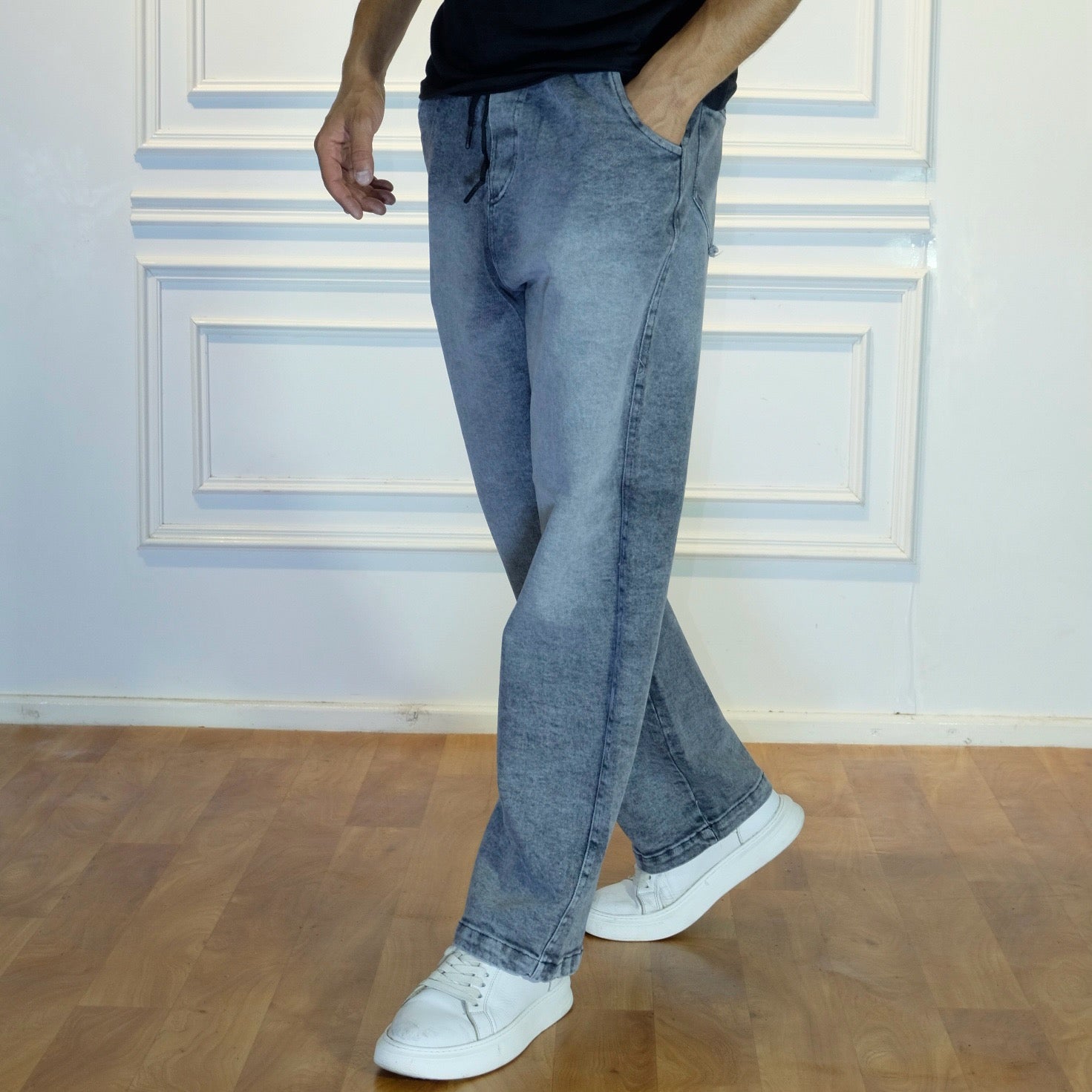 Jean Baggy Gris