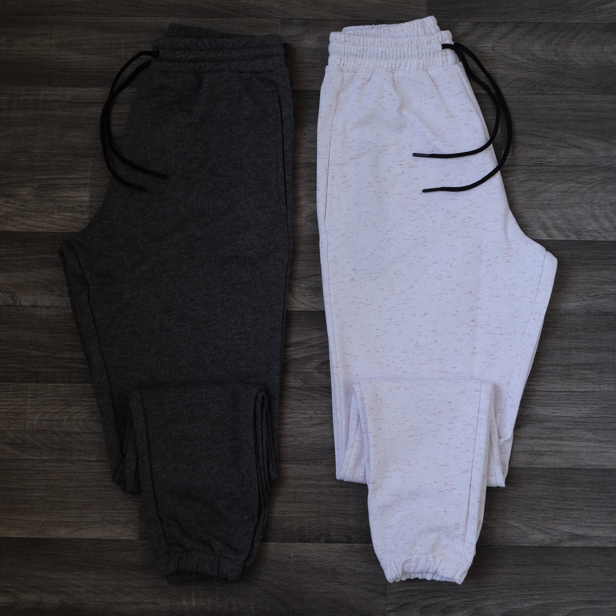 Pack 2 Jogging Blanc Chine Rouge + Gris Chine Fonce