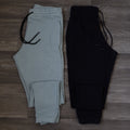 Pack 2 Jogging Bleu Nuit + Vert Nik