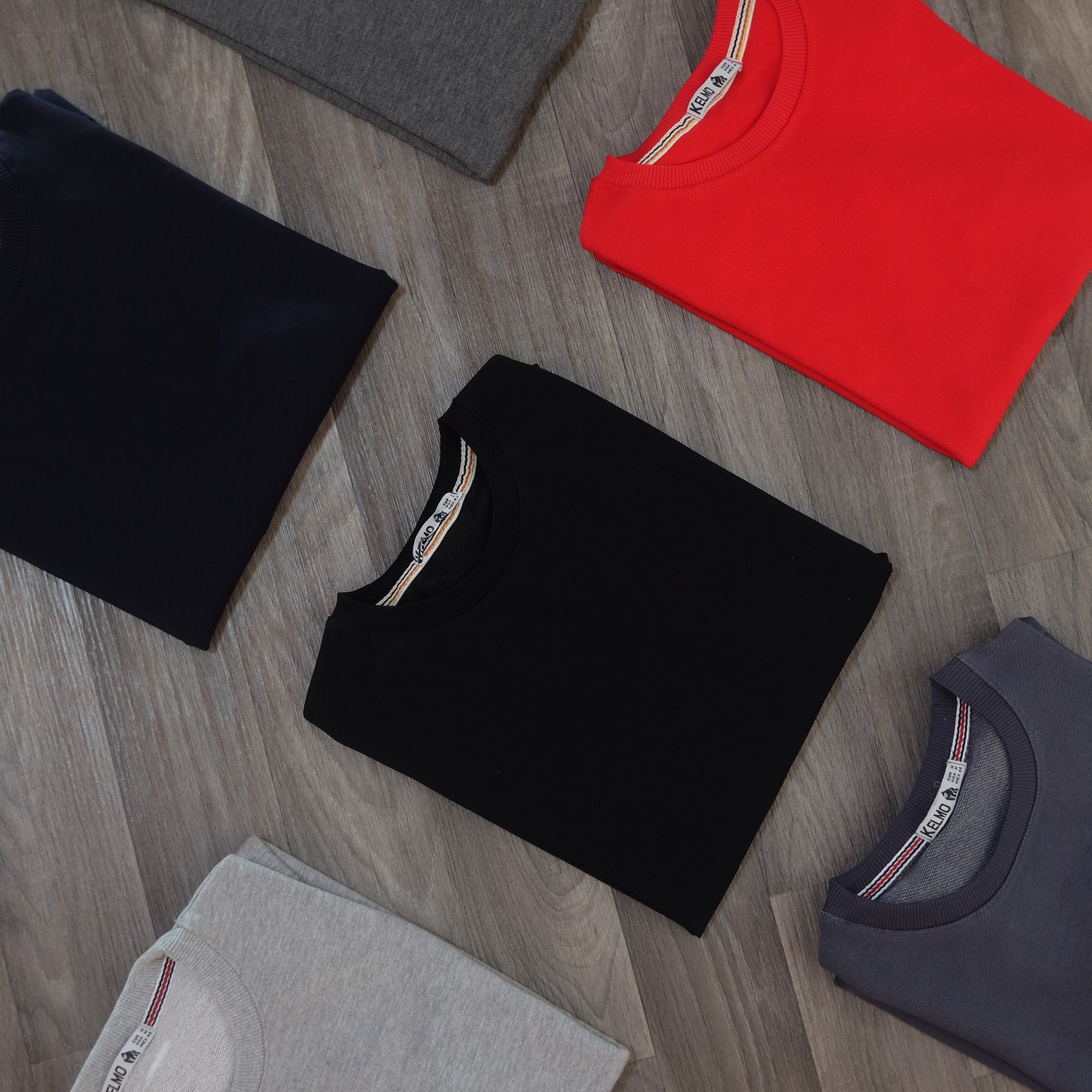 Pack 2 Sweat Noir + Moutard