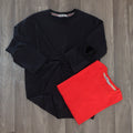 Pack 2 Sweat Bleu Marine + Rouge