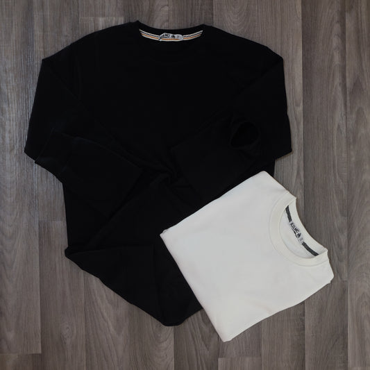 Pack 2 Sweat Noir + Blanc