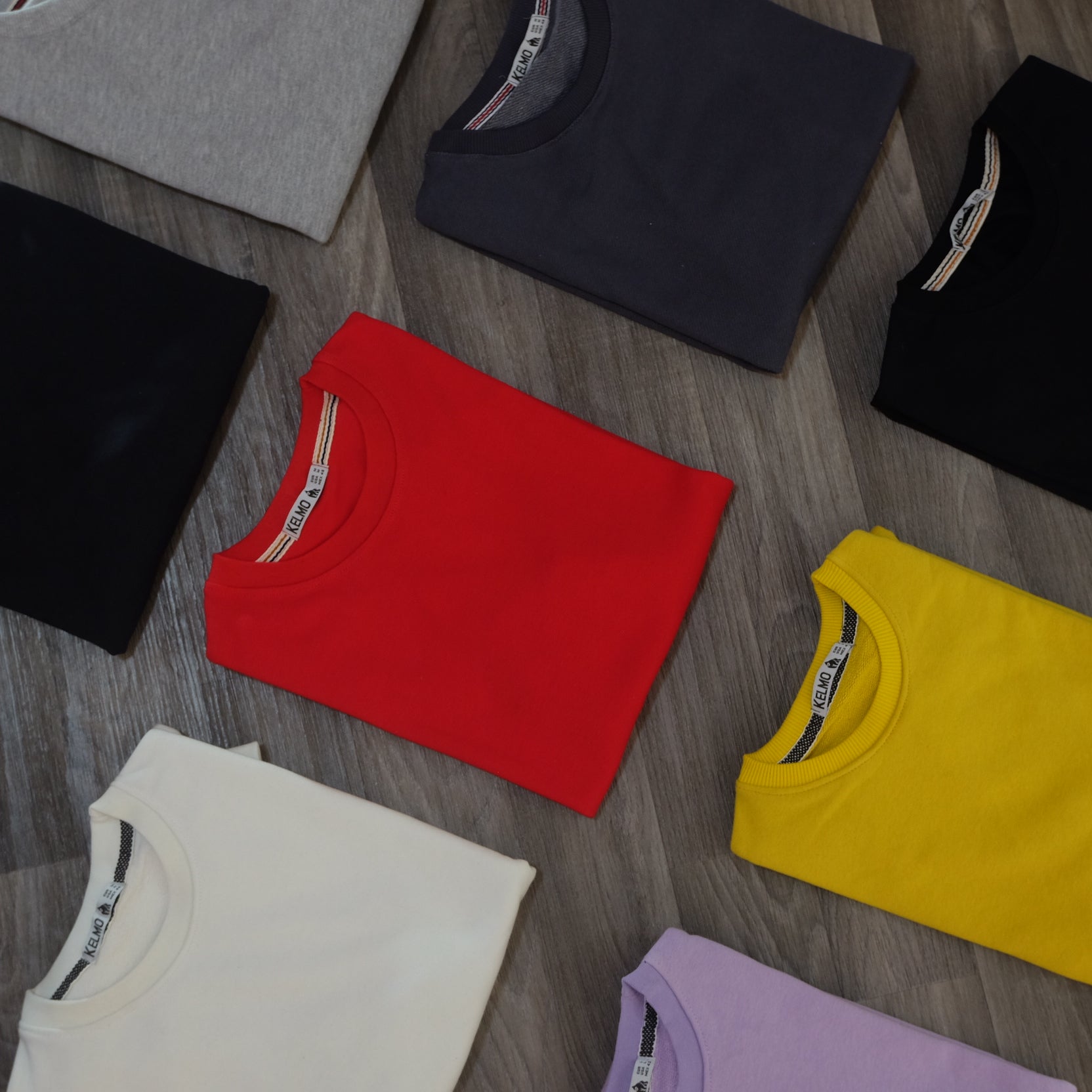 Pack 2 Sweat Noir + Moutard