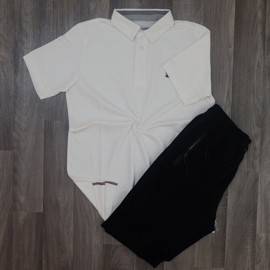 Pack Polo Blanc + Short Noir