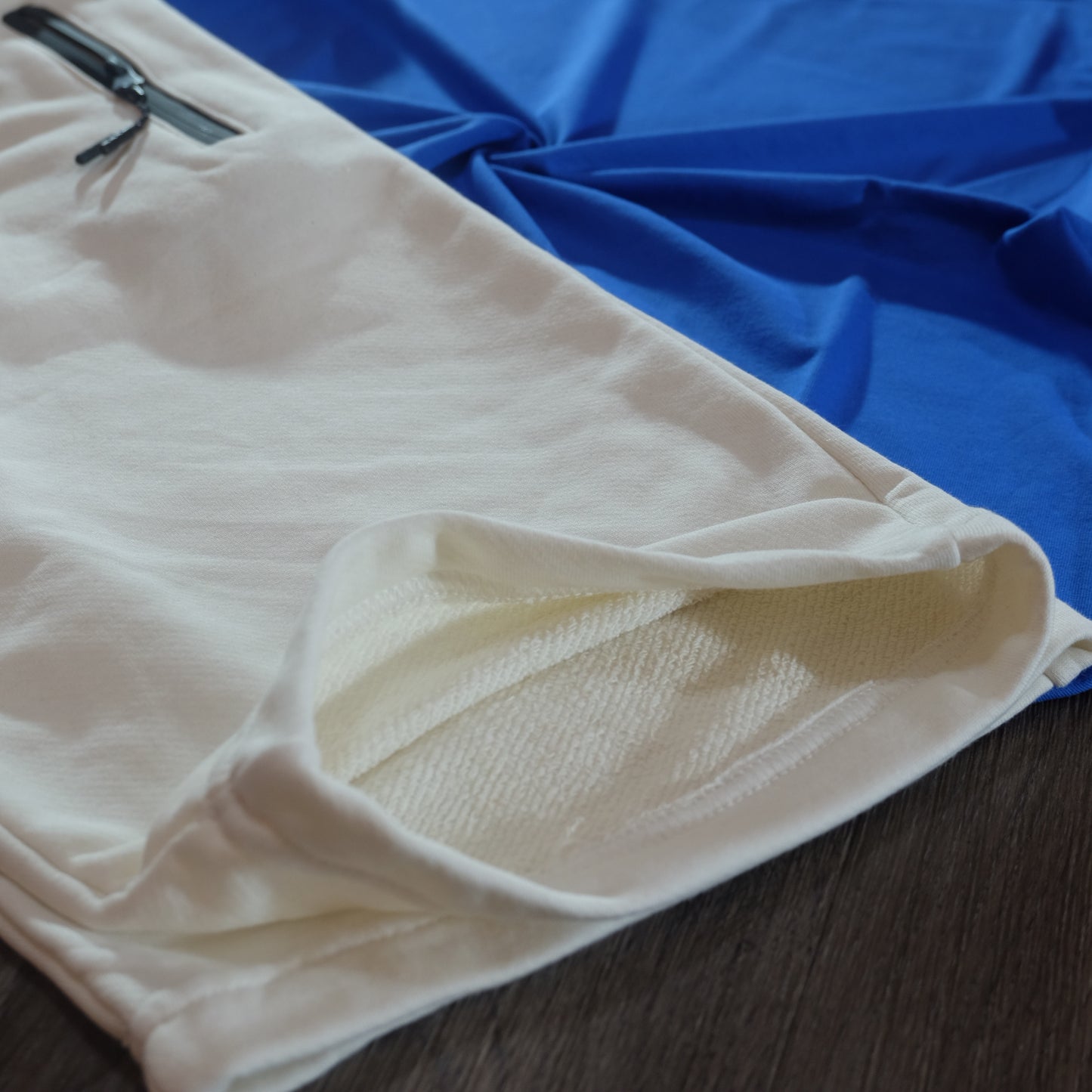 Pack Short Blanc + T-Shirt Bleu Roi