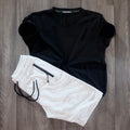 Pack Short Blanc + T-Shirt Noir