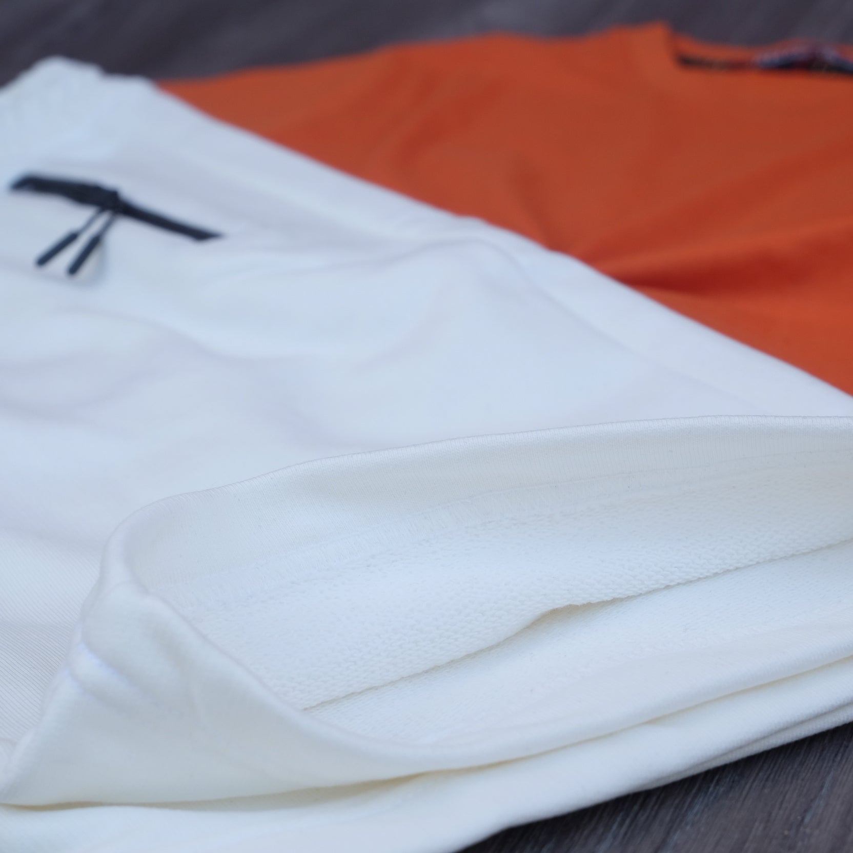 Pack Short Blanc + T-Shirt Orange