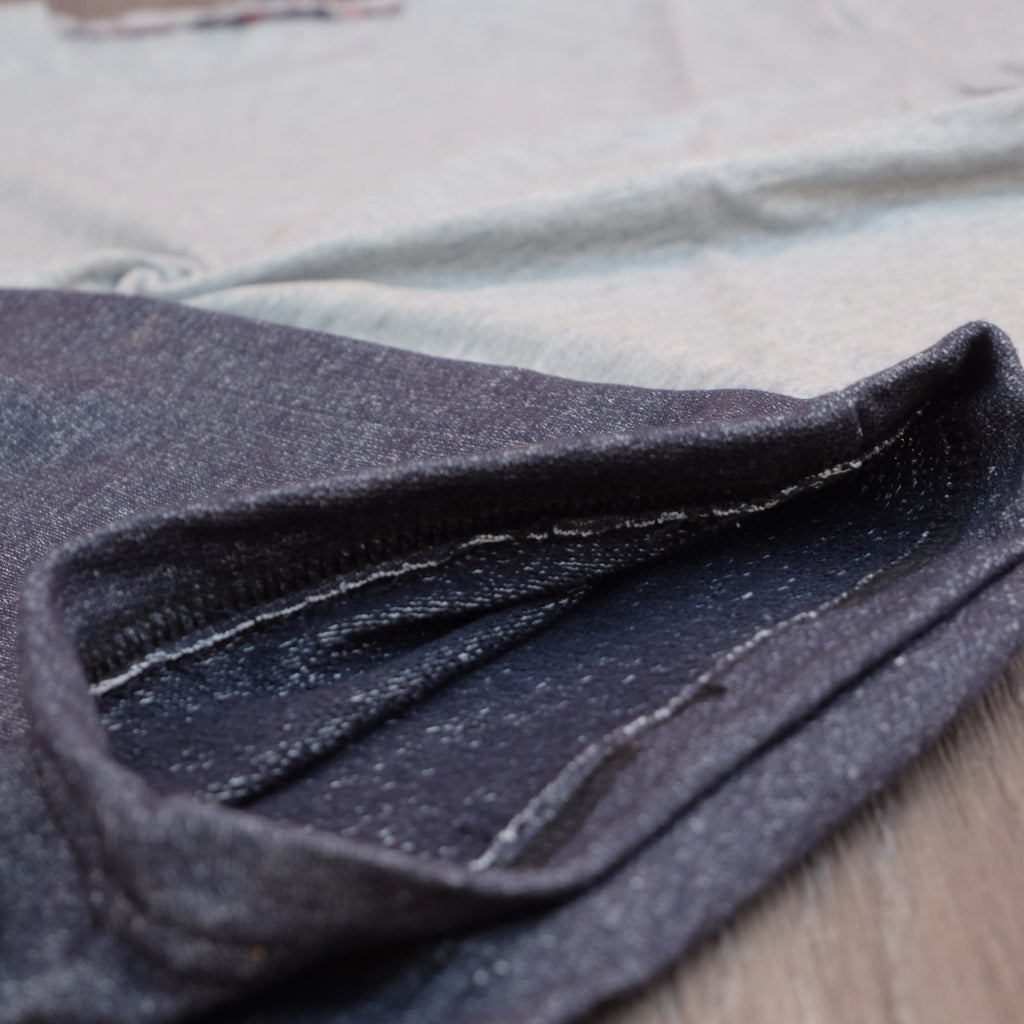 Pack Short Bleu Chine + T-Shirt Gris Chine Clair