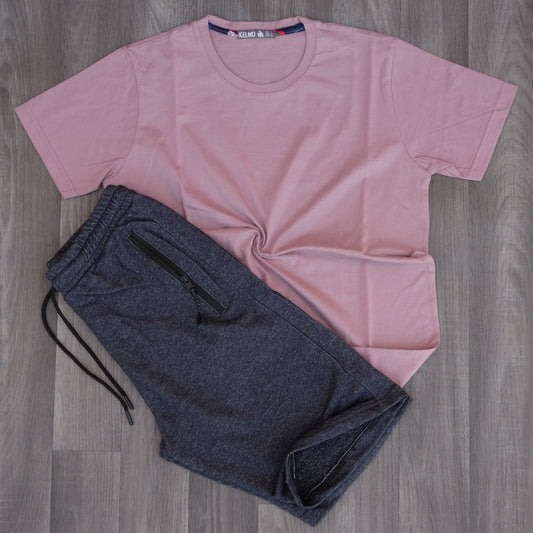 Pack Short Bleu Chine + T-Shirt Mortadelle