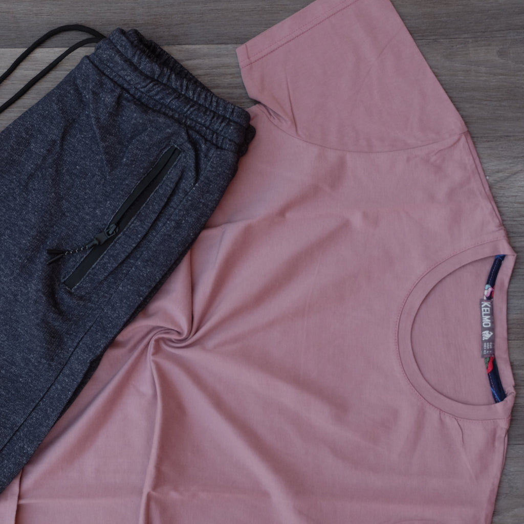 Pack Short Bleu Chine + T-Shirt Mortadelle