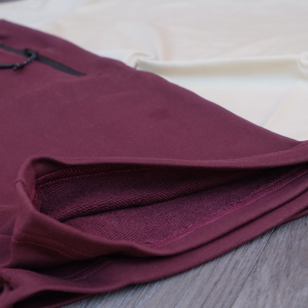 Pack Short Grenat + T-Shirt Beige