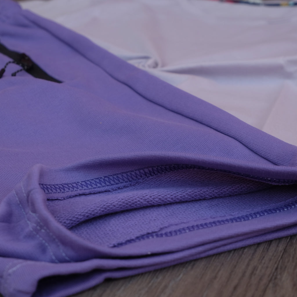 Pack Short Mauve Fonce + T-Shirt Mauve Clair